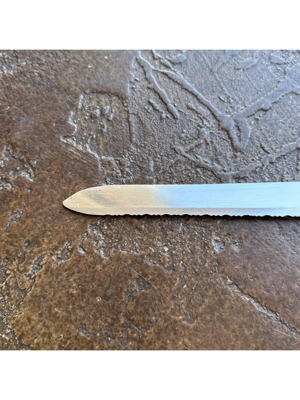 PAMPERED CHEF 9 inch Blade - Serrated BREAD KNIFE - Stainless #1285